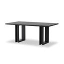 Solara Dining Table - Black Wash Mango