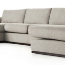 Enclave Colt 3-Piece U Sectional - Aldred Silver