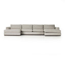 Enclave Colt 3-Piece U Sectional - Aldred Silver