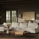 Aurelia Colt 3-Piece U Sectional - Crypton Nomad Marshmallow
