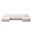 Enclave Colt 3-Piece U Sectional - Crypton Nomad Marshmallow