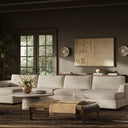 Aurelia Colt 3-Piece U Sectional - Crypton Nomad Snow