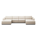 Enclave Colt 3-Piece U Sectional - Crypton Nomad Snow