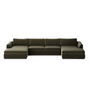 Aurelia Colt 3-Piece U Sectional - Surrey Olive