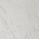 Aveline Hammered Iron End Table - White Marble