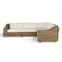 Aria Outdoor 3-Piece Sectional - Chunky Sand Woven