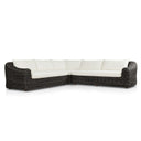 Verano Outdoor 3-Piece Sectional - Chunky Charcoal Woven