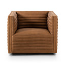 Verity Padma Swivel Chair - Eucapel Cognac