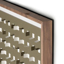 Aurelian See Through Olive by FH Art Studio - 48X48 Rustic Walnut