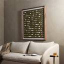 Aurelian See Through Olive by FH Art Studio - 48X48 Rustic Walnut