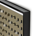 Aurelian See Through Olive by FH Art Studio - 48X48 Black Maple