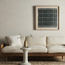 Artisan Weave Bhujodi Textile 1 - Cornflower Blue W White Oak