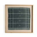 Artisan Weave Bhujodi Textile 1 - Cornflower Blue W White Oak