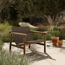 Verano Dume Outdoor Chair - Dark Textured Woven