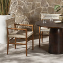 Avelon Outdoor Dining Armchair - Natural Teak