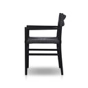 Avelon Outdoor Dining Armchair - Black Teak