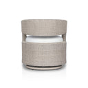 Solara Outdoor Swivel Chair - Vintage White