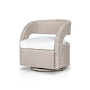 Solara Outdoor Swivel Chair - Vintage White