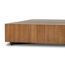 Aria Hudson Large Square Coffee Table - Natural Yukas