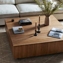 Aria Hudson Large Square Coffee Table - Natural Yukas