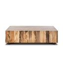 Aria Hudson Large Square Coffee Table - Spalted Primavera
