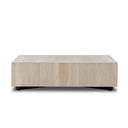 Aria Hudson Large Square Coffee Table - Ashen Walnut