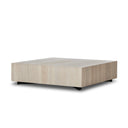 Aria Hudson Large Square Coffee Table - Ashen Walnut