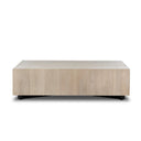 Aria Hudson Large Square Coffee Table - Ashen Walnut