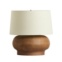 Sleek Kragen Table Lamp - Dark Sand Porcelain