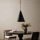 Aurelia Grazia Small Pendant - Matte Black Plaster