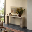 Aria Console Table - Lunar Marble