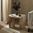 Alonzo End Table - Desert Taupe Marble