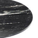 Nova End Table - Polished Black Marble