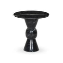 Nova End Table - Polished Black Marble