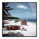 Luminarys John Rawlings by Slim Aarons - 24X24 Black Maple