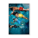 Serene Swimming In The Bahamas by Slim Aarons - 24X36