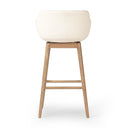 Verity Hannah Swivel Bar Counter Stool - Bar Kerbey Ivory