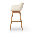 Verity Hannah Swivel Bar Counter Stool - Bar Kerbey Ivory