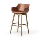 Verity Hannah Swivel Bar Counter Stool - Bar Sonoma Chestnut