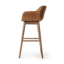 Verity Hannah Swivel Bar Counter Stool - Bar Sonoma Chestnut