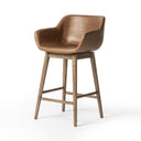 Verity Hannah Swivel Bar Counter Stool - Counter Sonoma Chestnut