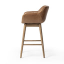 Verity Hannah Swivel Bar Counter Stool - Counter Sonoma Chestnut