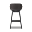 Verity Hannah Swivel Bar Counter Stool - Bar Sonoma Black
