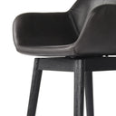 Verity Hannah Swivel Bar Counter Stool - Bar Sonoma Black