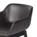 Verity Hannah Swivel Bar Counter Stool - Counter Sonoma Black