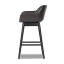 Verity Hannah Swivel Bar Counter Stool - Counter Sonoma Black
