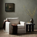 Elysian Hampton Slipcover Swivel Chair - Evere Cream