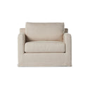 Elysian Hampton Slipcover Swivel Chair - Evere Cream