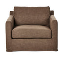 Elysian Hampton Slipcover Swivel Chair - Antwerp Cafe