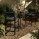 Veritas Bar Counter Outdoor Stool - Counter Vintage Coal